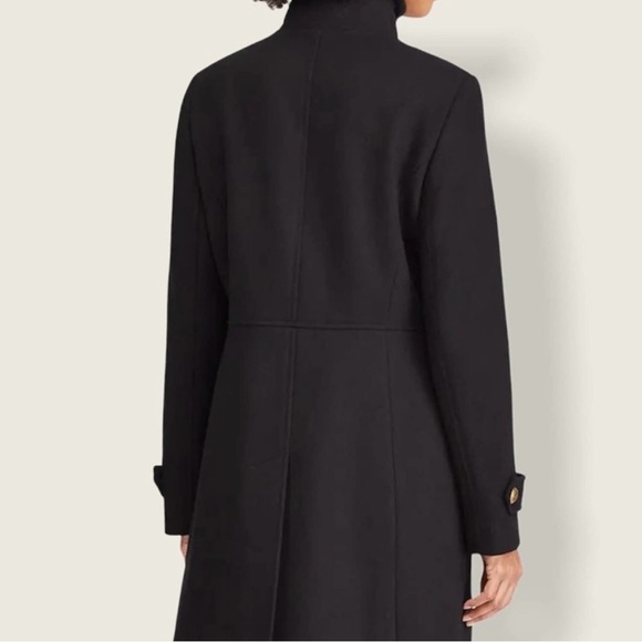 Lauren Ralph Lauren Wool Blend Coat, Size 12, Black, New Condition! - Picture 2 of 8